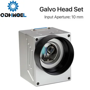 QDHWOEL 1064nm Волоконно-Лазерный Сканирующий Гальванометр с входной Апертурой 10 мм Сканер Гальванометра с Комплектом питания