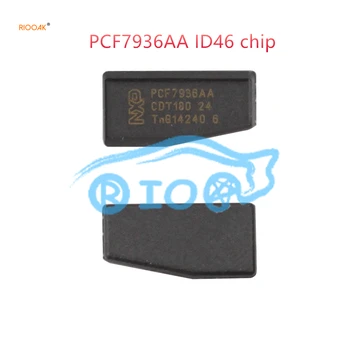 RIOOAK 10 шт./лот Оригинальный pcf7936aa ID46 чип-транспондер PCF7936 Разблокировка ID 46 PCF 7936 (обновление PCF7936AS) carbon auto chip