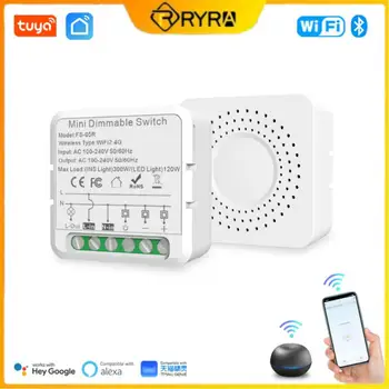 RYRA New Tuya ZigBee WiFi, умный модульный выключатель, интеллектуальный контроль жизни, работает с Alexa Yandex Alice Google Home
