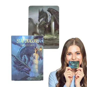 Star Dragan Oracle Спрашивай и Знай Английская версия Настольных игр the Mythic Fate Гадание на Удачу Игры Фамильные Карты Таро
