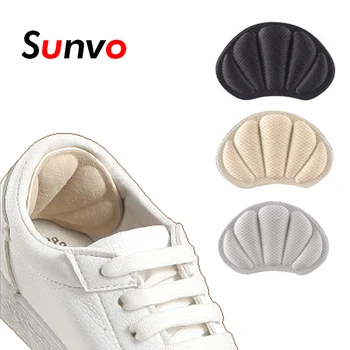Sunvo Спортивная наклейка-вкладыш на пятку для обуви, уменьшающая размер наполнителя, подкладка для высоких каблуков, защита от боли в пятке, самоклеящаяся подушка