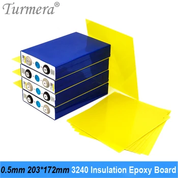 Turmera Изоляция 3240 Эпоксидная пластина Толщиной 0,5 мм 203 * 172 мм для 3,2 V 280Ah 320Ah 310Ah 90Ah 12,8 V Lifepo4 Аккумуляторная батарея Diy Применение