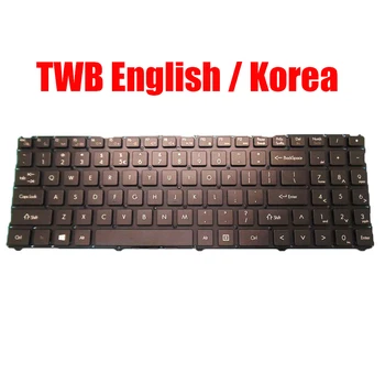 US KR Клавиатура для ноутбука Quanta TWB MP-12K73US-9206 AETWBU00010 MP-12K73K0-9206 AETWBY01010 Английский Корейский Без рамки Новая