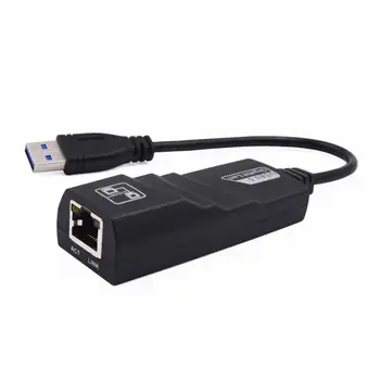 USB 3,0 Гигабитная локальная сеть USB 3,0 к RJ45 Адаптер Gigabit Ethernet 10/100/1000 Мбит/с Сетевой адаптер от компьютера к маршрутизатору Быстрая доставка