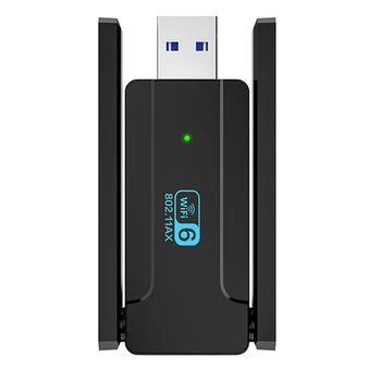 USB Wifi адаптер USB3.0 Wifi6 Беспроводная сетевая карта AX1800M 2,4 Г /5 ГГц, двухдиапазонная высокоскоростная сетевая карта