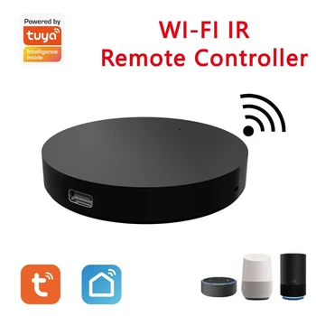 WiFi ИК-пульт дистанционного управления Smart wifi Универсальный инфракрасный Tuya для управления умным домом для телевизора DVD AUD Работает с Alexa Google Home