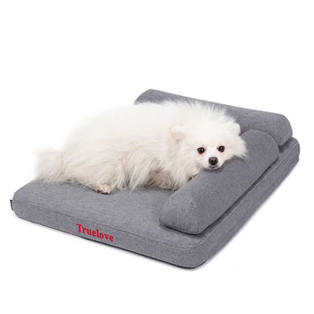 Winhyepet L-образный диван для собак, кровать для домашних животных, питомник, удобный спальный диван для домашних животных, кровать для кошек, супер мягкий съемный и моющийся