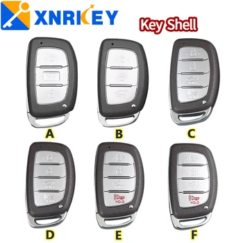 XNRKEY 3/4 Кнопки Замена Дистанционного Ключа Автомобиля Чехол Брелок для Hyundai IX25 IX35 Sonata Tucson 2014-2018 Без Держателя Батареи