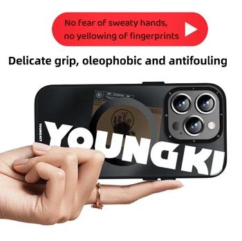 Youngkit, красочный чехол для телефона iPhone 13 14 Pro Max, чехол Magsafe, магнитный чехол для беспроводной зарядки iPhone14 Pro Max, чехол-капля