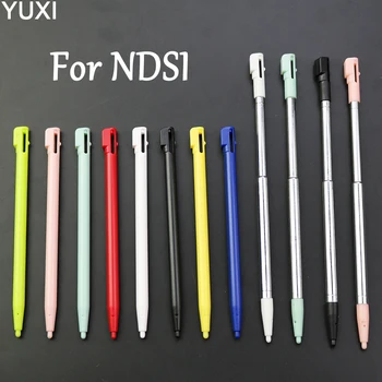 YUXI 2 шт. Пластиковый стилус с сенсорным экраном и металлическая телескопическая ручка для Nintendo DSI Для NDSI Ручка с сенсорным экраном