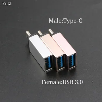 YUXI USB-C 3.1 Type C Мужской к USB 3.0 Женский OTG Адаптер синхронизации данных Для Macbook для Samsung s9 s8 USB C телефон