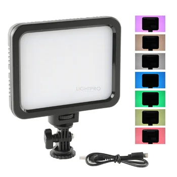 ZIFON ZF-RGB360 Двухцветная Лампа для Видеосъемки 3200 K-5700 K, Фотостудийное Освещение для Цифровой Зеркальной камеры Canon Nikon Sony