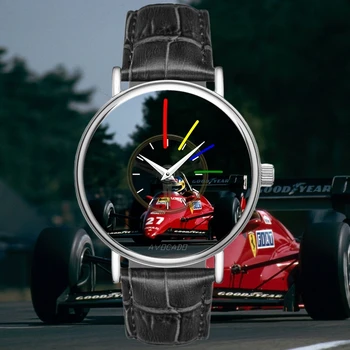 Авокадо Абсолютно новые гоночные мужские часы спортивный автомобиль модные кварцевые наручные часы Бесплатная доставка