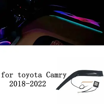 Автомобиль LHD Второй пилот Атмосфера Свет Лампы Интерьер Окружающий Оптическое Волокно Яркий Для Toyota/Daihatsu Camry/Altis XV70 2018-2022