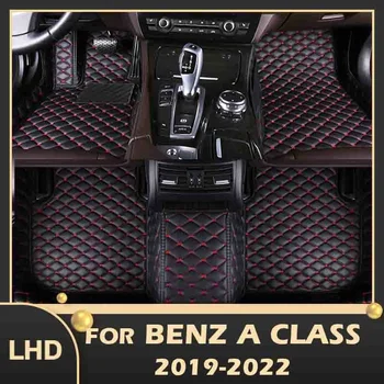 Автомобильные коврики MIDOON для BENZ A class 2019 2020 2021 2022 Пользовательские автоматические накладки для ног автомобильный ковровый чехол
