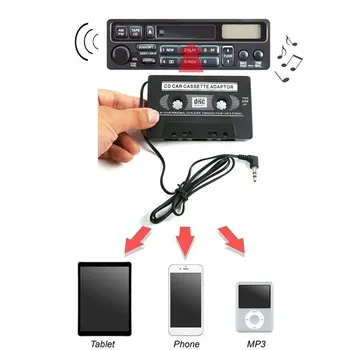 Автомобильный кассетный адаптер CD MP3-плеер 3-5 мм AUX в автомобильный кассетный магнитофон Автомобильный аксессуар