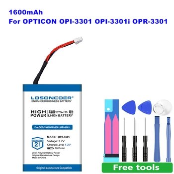 Аккумулятор LOSONCOER OPC-3301i 1600 мАч для OPTICON OPC-3301i OPI-3301 OPI-3301i OPR-3301 C2013 OPR33015505-0-00 Z66