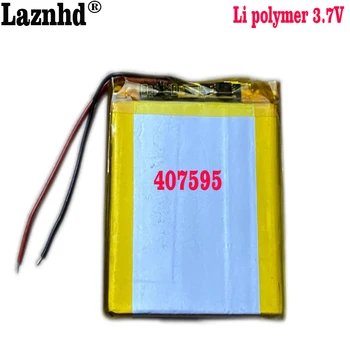 Батарея 3,7 В 407595 литий-полимерная литиевая батарея 7,8,9-дюймовый планшетный ПК lithiumion tablet, ноутбук 407595 батарея для планшета 3,7 В 4000 мАч