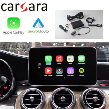 Беспроводной Автомобильный игровой набор CarPlay Android Auto W205 для Mercedes NTG5.0, Мультимедийный модифицированный Декодер, Коробка Зеркальной связи, AirPlay, Автоссылка