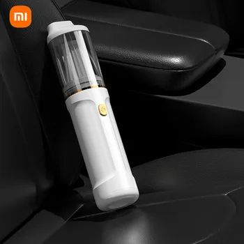 Беспроводной автомобильный пылесос Xiaomi, беспроводной ручной пылесос двойного назначения, пылесос для дома и автомобиля со встроенным аккумулятором