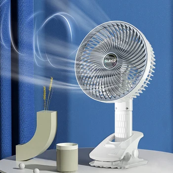 Беспроводной электрический вентилятор-охладитель, многофункциональные USB настольные вентиляторы, зажимной вентилятор, потолочные вентиляторы, перезаряжаемый вентилятор с 3 передачами