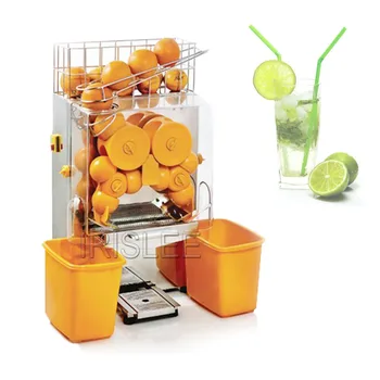 Большая электрическая соковыжималка 120 Вт Коммерческая соковыжималка для свежих апельсинов 220 В/110 В Автоматическая машина для приготовления апельсинового сока Автоматическая соковыжималка