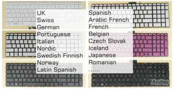 Британская Швейцарская Немецкая Португальская Бельгийская клавиатура для HP 15t-bs000 15t-bs100 15z-bw000 17-ak000 17-ar000 17-bs000 17-bs100 с подсветкой/Без