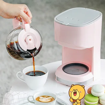 Бытовая Кофемашина Американского Капельного типа Мини-Кофеварка Машина Для приготовления кофе с сохранением тепла