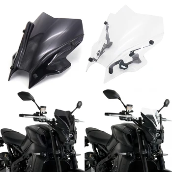 Ветровое Стекло мотоцикла, Спортивное Ветровое Стекло, Ветровой Дефлектор для Yamaha MT09 MT 09 FZ09 FZ 09 2021 2022 MT-09 FZ-09 Козырек