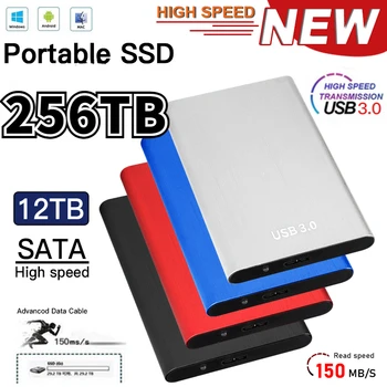 Внешний высокоскоростной жесткий диск USB 3.1 емкостью 16 ТБ, 8 Тб SSD, Компьютерные аксессуары, Устройство хранения данных, настольный ноутбук, универсальный