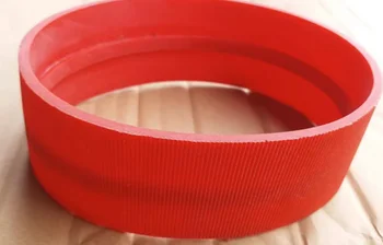 Внутренний периметр: красная силиконовая направляющая планка 430x54x4 мм (3x8 мм), лента для подкачки