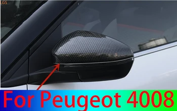 Высококачественная ABS Хромированная Крышка Зеркала заднего вида С Защитой От царапин, Автомобильные Аксессуары Для Peugeot 4008 2017 2018 2019