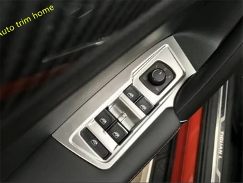 Дверной стеклоподъемник + Задняя кнопка включения багажника, накладка на панель управления, подходит для Volkswagen VW Tiguan 2016-2022 Аксессуары 