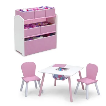 Детский игровой набор Delta для малышей из 4 предметов, розовый/белый