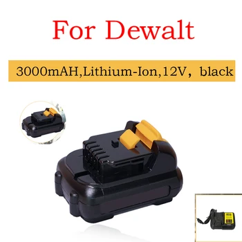 Для Dewalt 12V Аккумулятор 3.0Ah DCB120 DCB123 DCB127 DCB121 DCD710S2 DCF610S2 DCF805 Сменный Аккумулятор