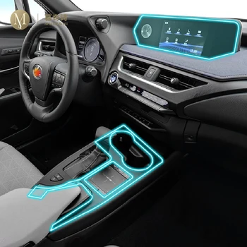 Для Lexus UX 250 260 2019-2020 Защитная пленка для салона автомобиля из ТПУ прозрачная самоклеящаяся Пленка для покраски консоли Наклейка против царапин