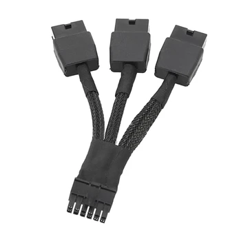 для NVIDIA Ampere RTX3060ti RTX3070 RTX3080 RTX3090 18AWG 3x8pin PCI-e-12Pin PCI-e 12VHPWR Соединительный кабель