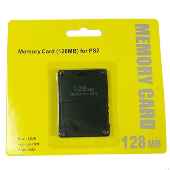 Для PS2 Карта памяти 8 МБ/16 МБ/32 МБ/64 МБ/128 МБ/256 МБ Карты расширения памяти для Sony Playstation 2 PS2 Черная карта памяти