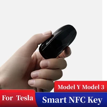 Для Tesla Model Y Модель 3 Smart NFC бесключевой доступ Автомобильный ключ-карта Fob Замена Индукционного ключа распознавания Модифицированные аксессуары