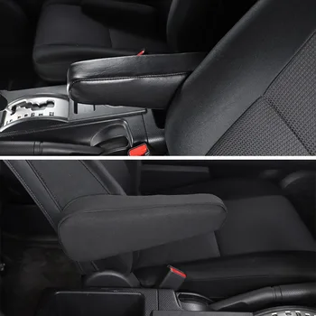Для Toyota FJ Cruiser 2007-21 автомобильный стайлинг кожаный Черный Подлокотник автокресла, Защитная крышка, Декоративная крышка, автомобильные аксессуары