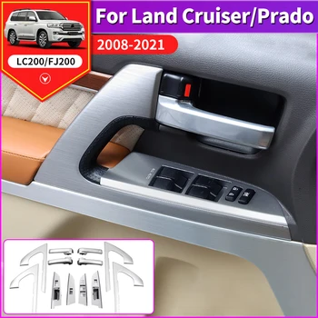 Для Toyota Land Cruiser 200 Модификация интерьера, Дверная ручка, Кнопка, панель В сборе, Оригинальный автомобильный комплект Аксессуаров