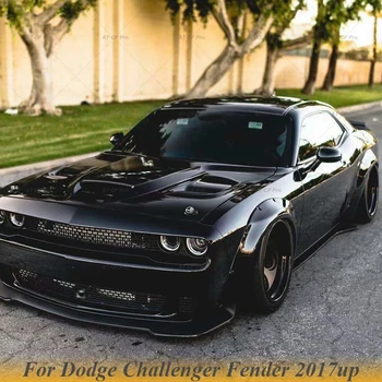 Для широкого обвеса автомобиля Challenger Брови на колесах Заднего спойлера Крылья для Dodge Challenger 2017UP