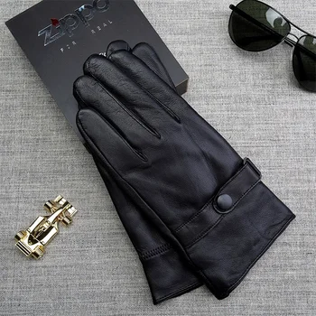 Женские зимние перчатки с сенсорным экраном, новые теплые нескользящие ветрозащитные тактические перчатки из искусственной кожи для вождения