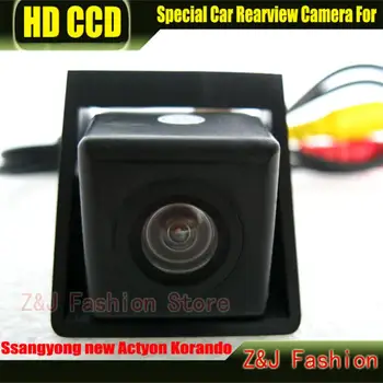 Заводская продажа Новой CCD-камеры заднего вида автомобиля CCD для Ssangyong Korando Водонепроницаемая ночная версия резервной камеры Бесплатная доставка ZJ