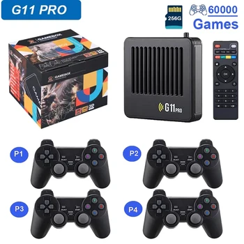 Игровая консоль G11 Pro для PS1/GBA Портативная 2,4G Встроенная в 40000 Ретро ТВ-игр Беспроводная Игровая палка 4K Поддержка HD ТВ-выхода