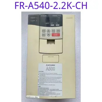Использованный преобразователь частоты FR-A540-2.2K-CH мощностью 2,2 кВт для функциональных испытаний не поврежден