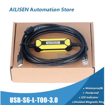 Кабель для передачи данных USB-S6-L-T00-3.0 Подходит для сервопривода серии Inovance IS620P 600P SV660N SV630P S6N S6F CN3 Отладочный провод