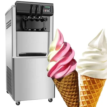 Коммерческая машина для производства мороженого A Glace Icecream Машина для приготовления итальянского мороженого