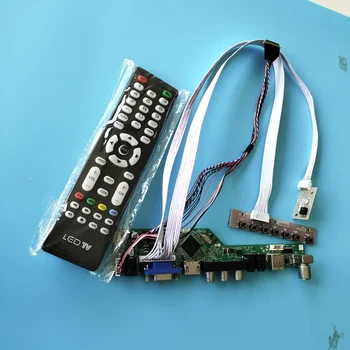 Комплект для N156BGE-L11/L31/L21/L41/L51 N156BGE 1366X768 ТВ AV панель LVDS пульт дистанционного управления VGA ЖК-аудио светодиодный HDMI USB плата контроллера Экран