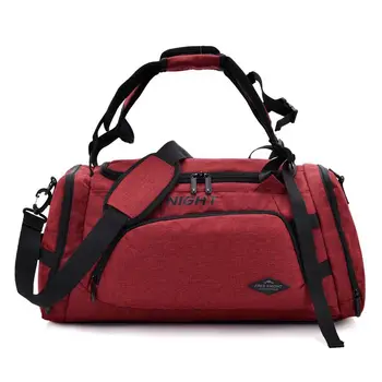 Красные сумки для спортзала, женская сумка для фитнеса, водонепроницаемая спортивная сумка для тренировок Blosa, Большая дорожная спортивная сумка с демонстрационным отделением